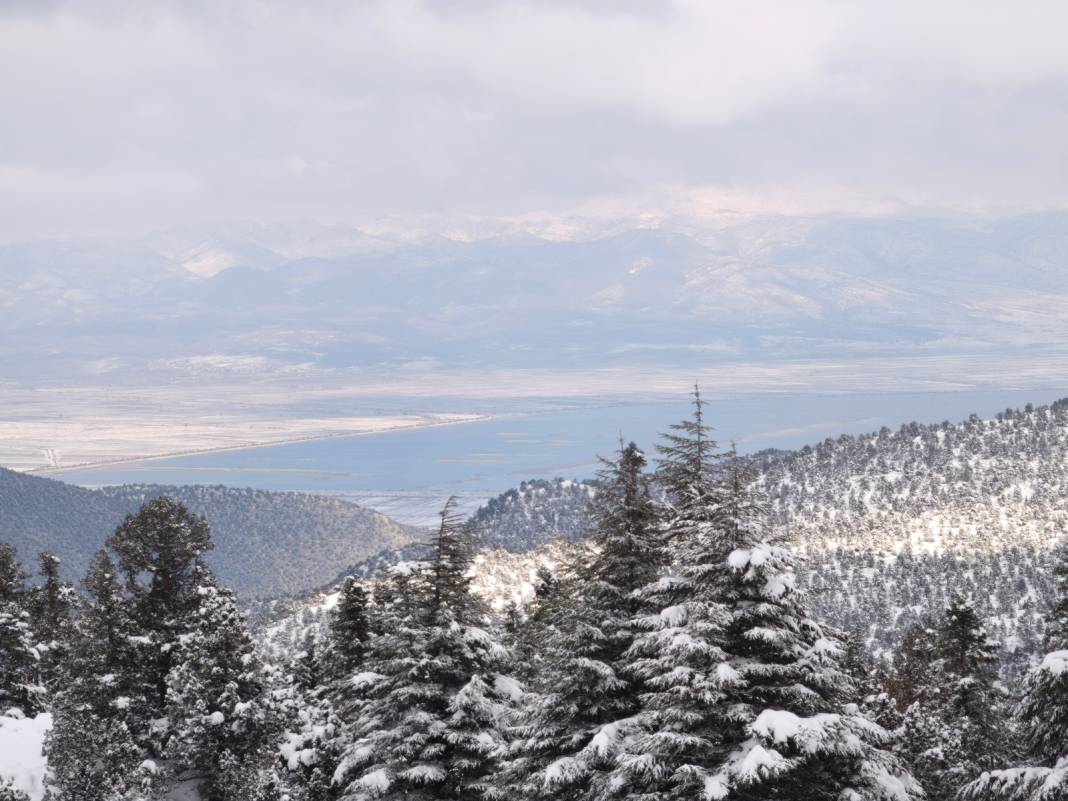 Konya’nın kar altındaki yaylası bir masal diyarına dönüştü 4